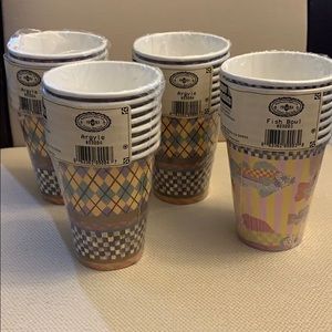 Set of MacKenzie Childs paper cups